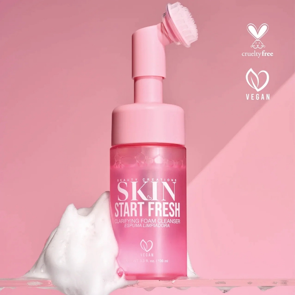 Beauty Creations Skin Start Fresh Clarifying Foam Cleanser - Pink